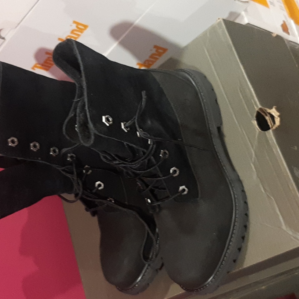 Timberland Women's Dark Lace-Up Boots